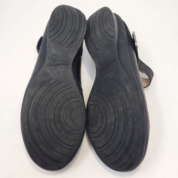 Dansko Audrey Black Leather Mary Jane Flats Women Size 36 US 5.5 6 Comfort Shoes - Picture 8 of 8